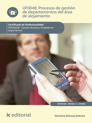 cover image of Procesos de gestión de departamentos del área de alojamiento. HOTA0208